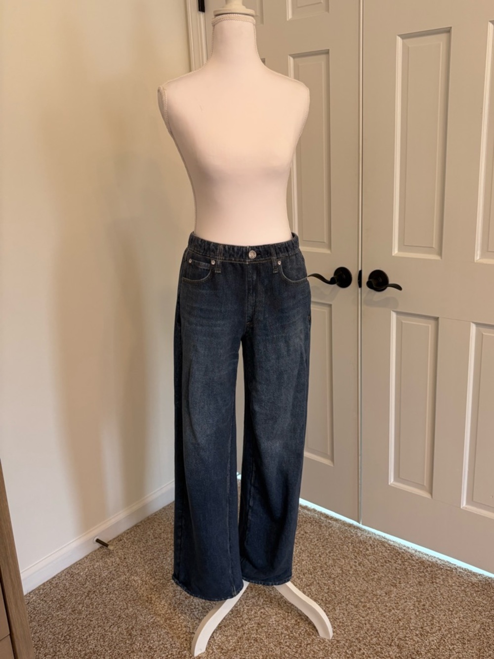 Rag & Bone rb Miramar Wide-Leg Pants - Cotton Terry sweatpant jean